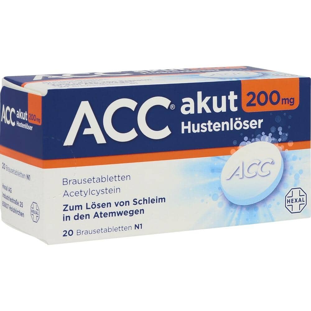 ACC akut 200mg Hustenlöser 20 St Brausetabletten