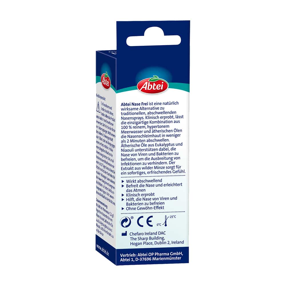 Abtei Nase frei Abschwellendes Spray 20 ml Spray