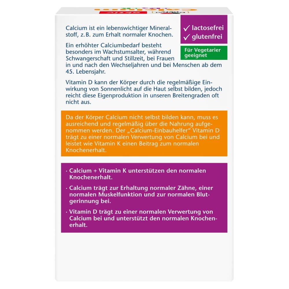 Doppelherz aktiv Calcium + D3 + K  120 St Tabletten