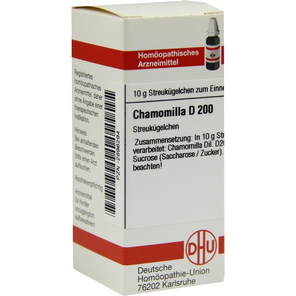 CHAMOMILLA D 200 Globuli 10 g Globuli