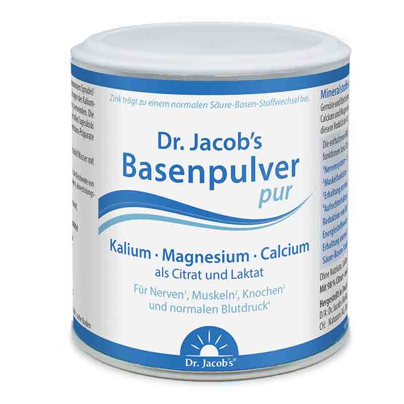 Dr. Jacob's Basenpulver pur Basen-Citrat-Laktat + Mineralstoffe