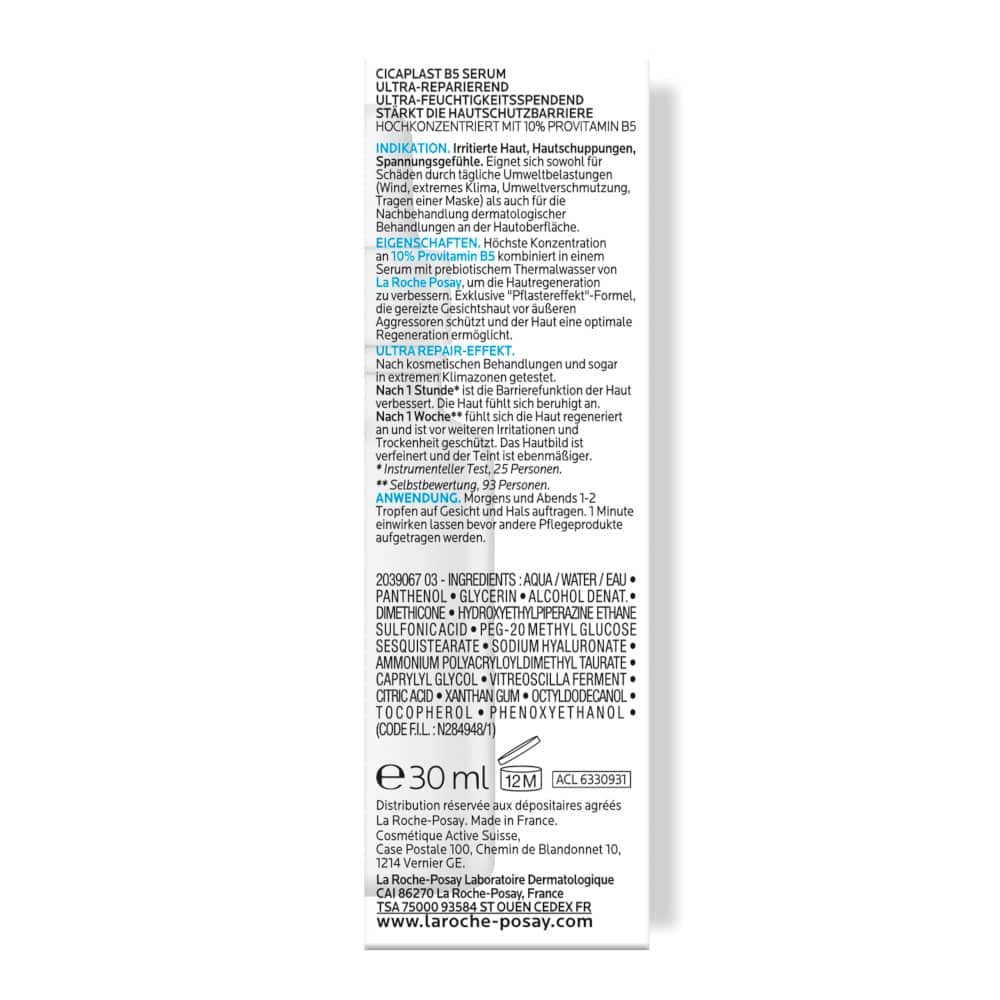 LA ROCHE-POSAY CICAPLAST B5 SERUM  30 ml Flüssigkeit