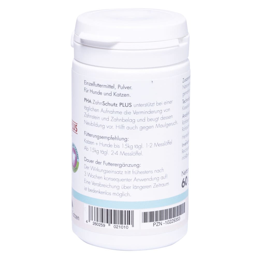 PHA ZahnSchutz PLUS Pulver für Hunde und Katzen 60 g Pulver