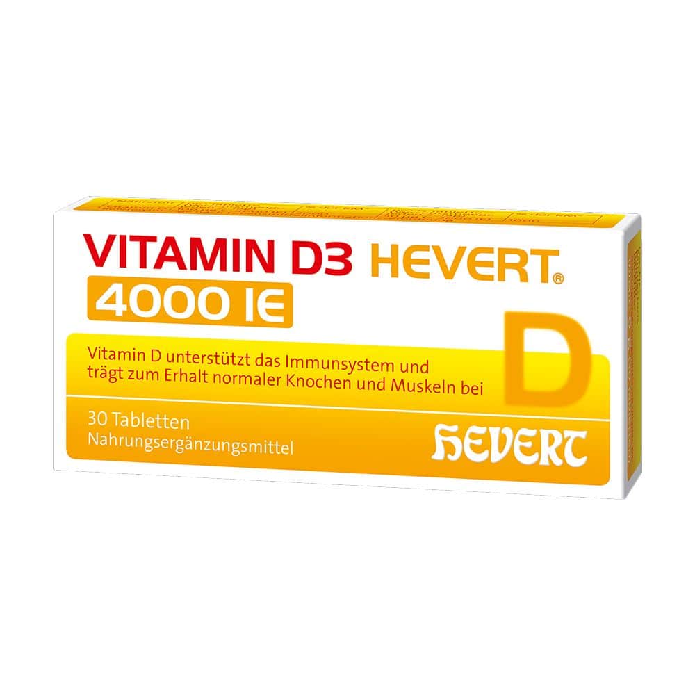 VITAMIN D3 HEVERT 4.000 I.E.  30 St Tabletten