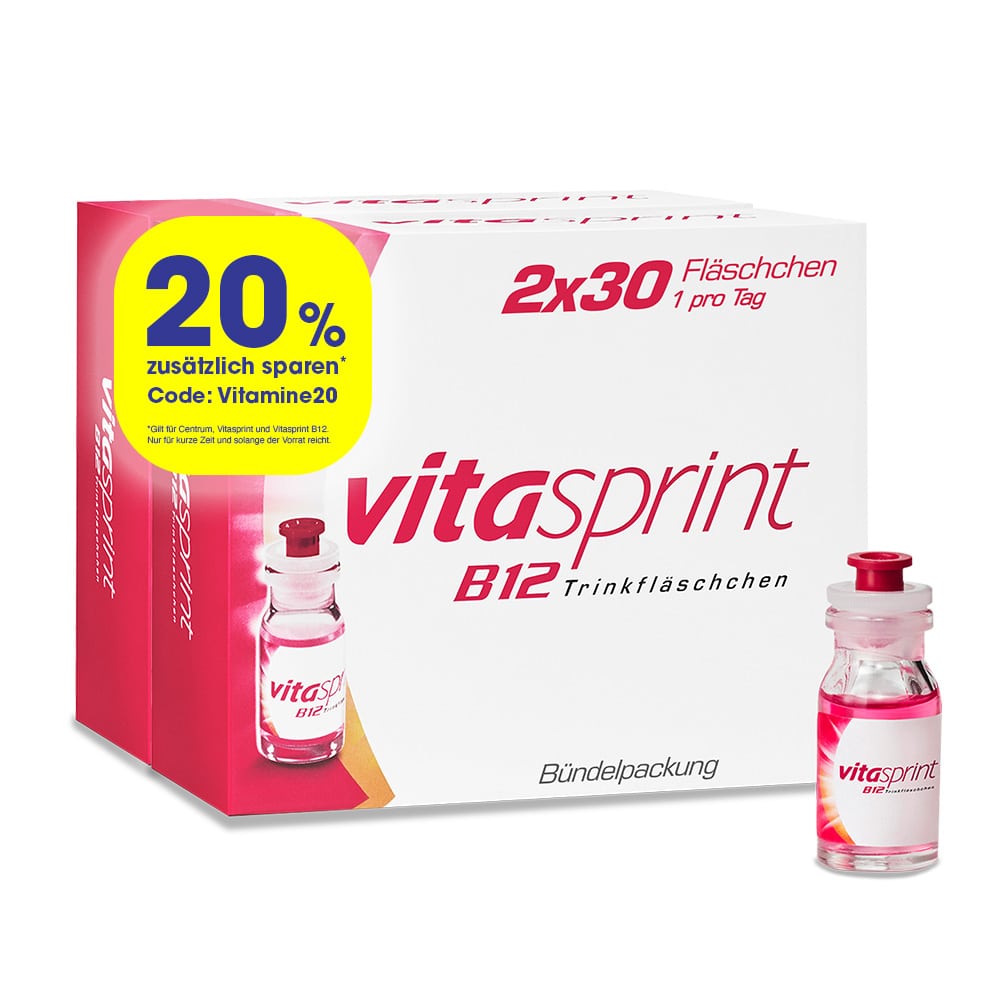 Vitasprint B12 Trinkfläschchen 2X30 St Pulver zur Herstellung einer Lösung zum Einnehmen