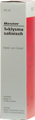 Baxter 1 x klysma salinisch 135 ml Klistiere