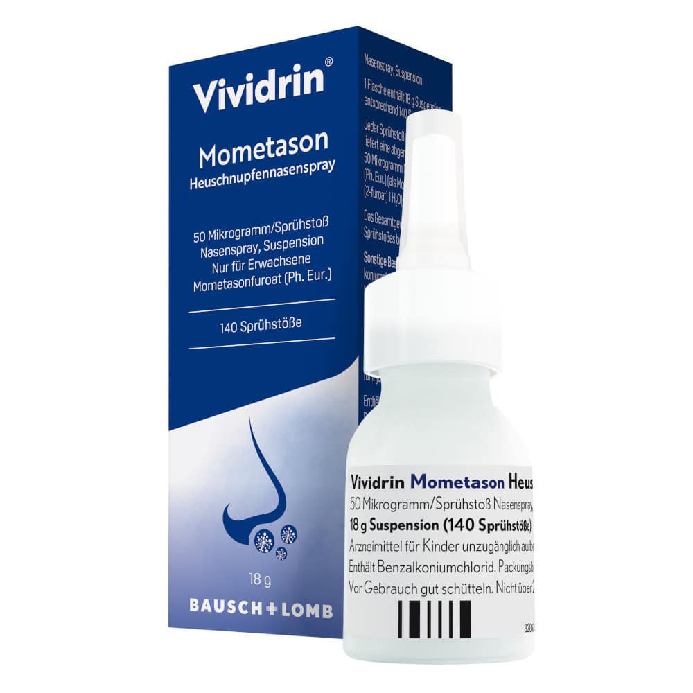 Vividrin Mometason Heuschnupfennasenspray bei starken allergischen Beschwerden 18 g Nasenspray