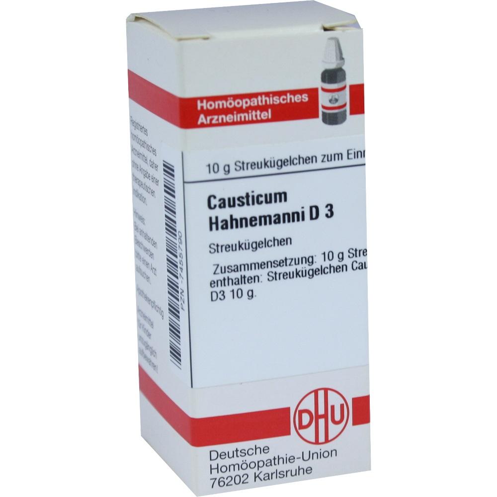 CAUSTICUM HAHNEMANNI D 3 Globuli 10 g Globuli