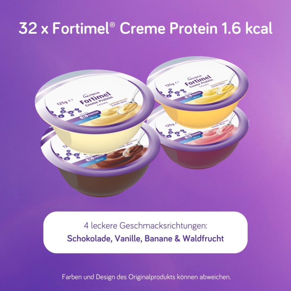 NUTRICIA Fortimel Creme Mischkarton  8X4X125 g Flüssigkeit