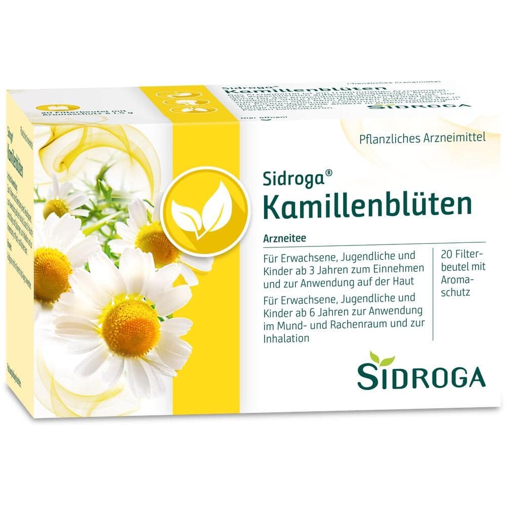 SIDROGA Kamillenblüten 20X1.5 g Tee