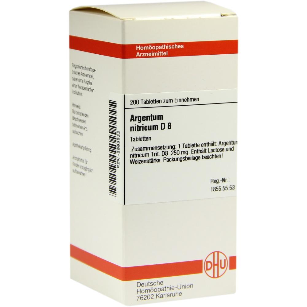 ARGENTUM NITRICUM D 8 Tabletten 200 St Tabletten
