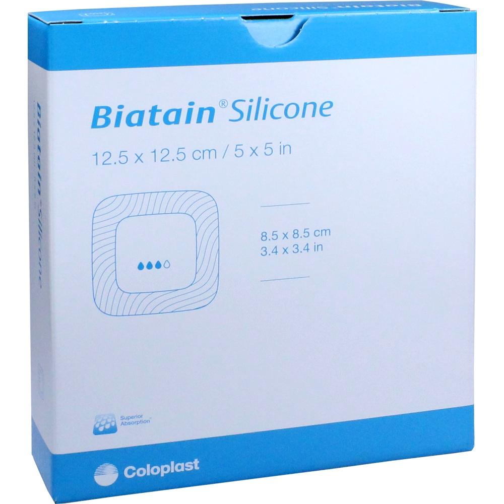 BIATAIN Silicone Schaumverband 12,5x12,5 cm 10 St Kompressen