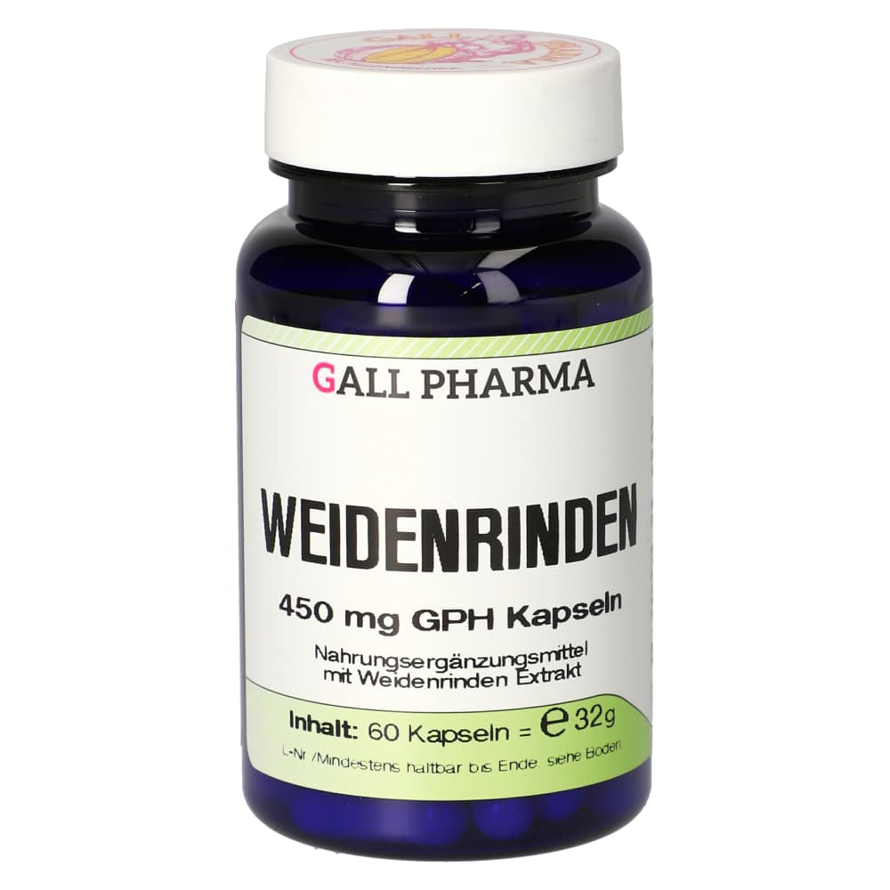 GALL PHARMA  WEIDENRINDEN 450mg  60 St Kapseln