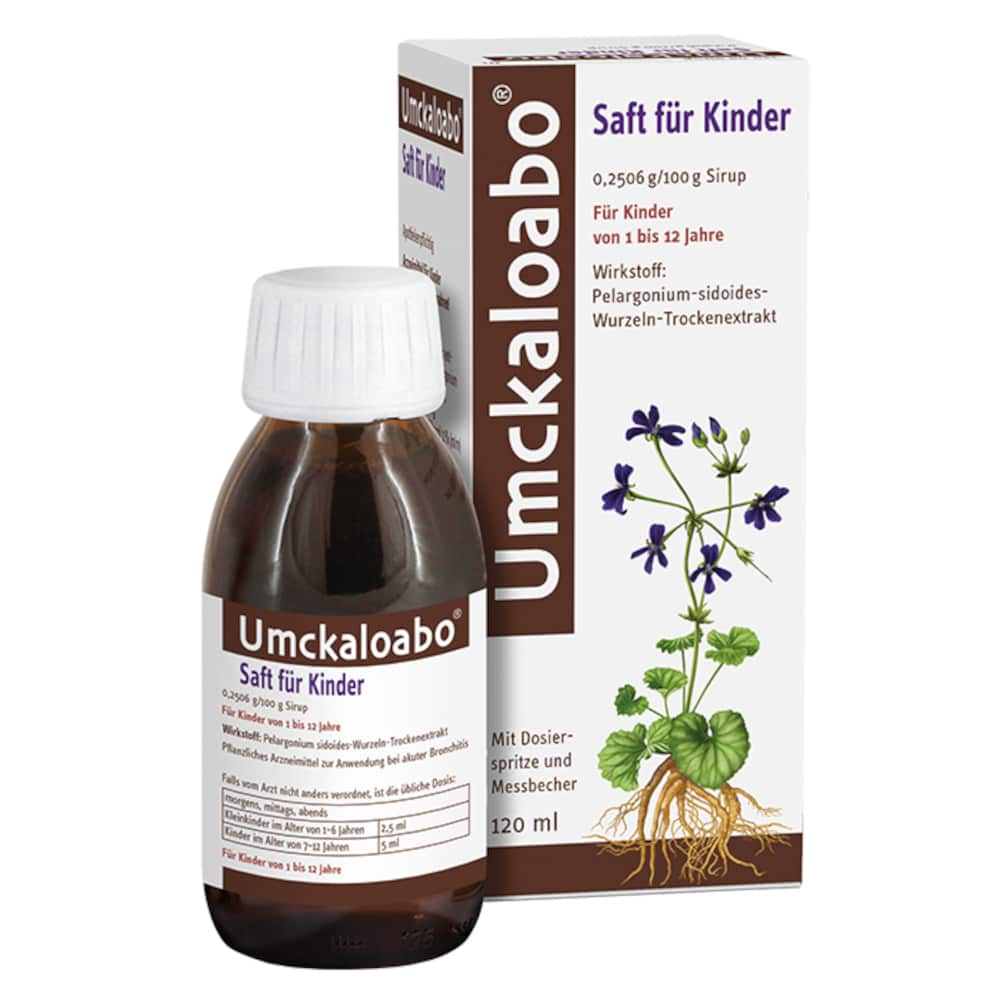 Umckaloabo Saft für Kinder 120 ml Sirup
