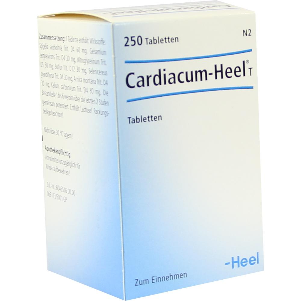 CARDIACUM Heel T Tabletten 250 St Tabletten