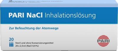 PARI NaCl Inhalationslösung Ampullen 20X5 ml Ampullen