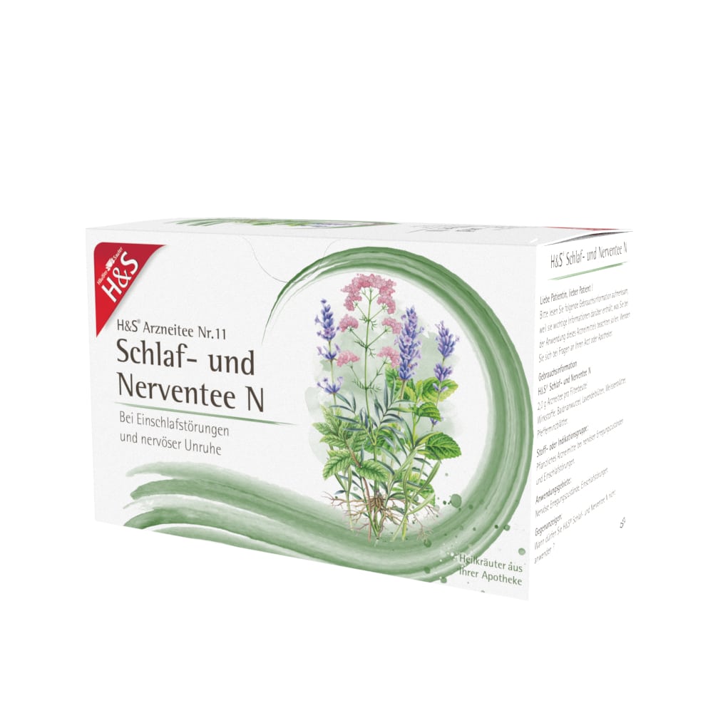 H&S Arzneitee Schlaf- und Nerventee N  20X2.0 g Filterbeutel