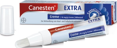 Canesten Extra Creme mit CanesTouch Applikator gegen Haut- und Fußpilzerkrankungen 15 g Creme