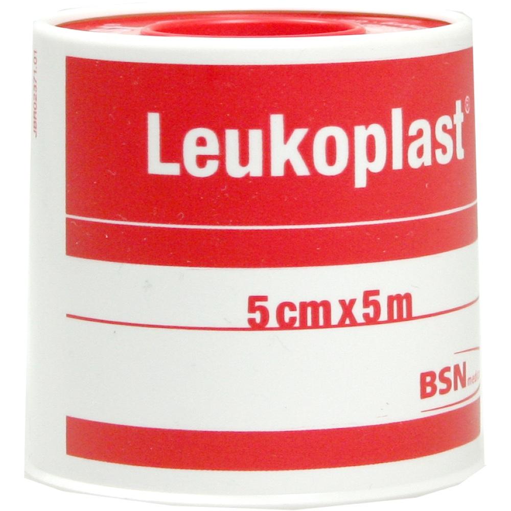 LEUKOPLAST 5 cmx5 m 1 St Pflaster