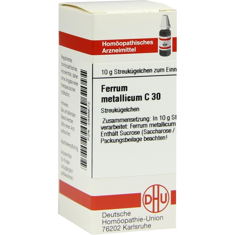 FERRUM METALLICUM C 30 Globuli 10 g Globuli