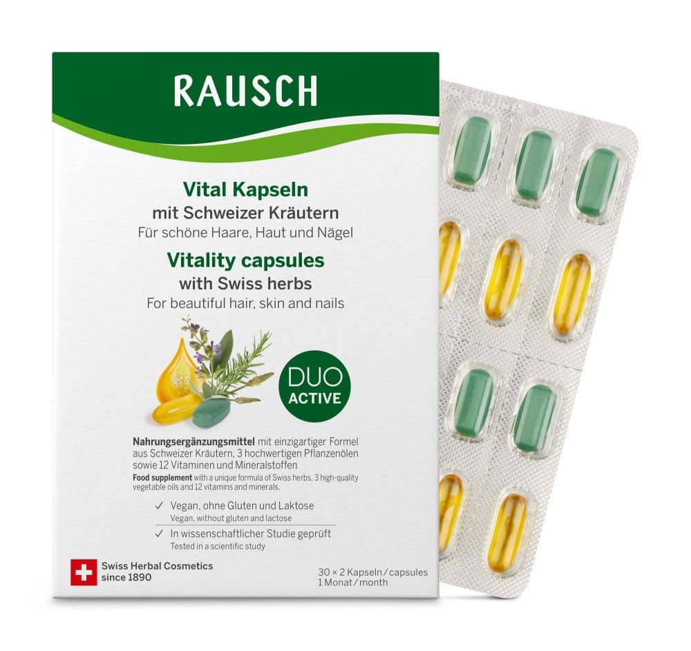 RAUSCH Vital Kapseln mit Schweizer Kräutern 30X2 St Kapseln