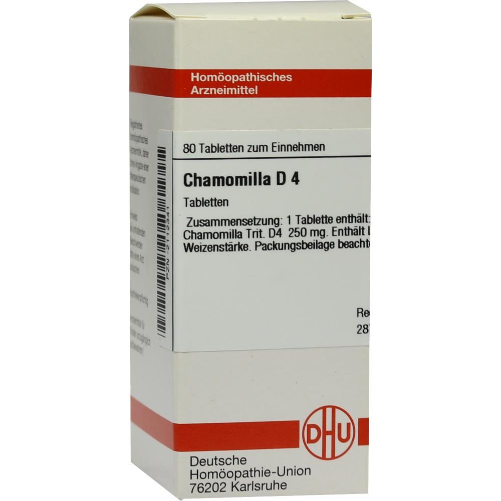 CHAMOMILLA D 4 Tabletten 80 St Tabletten