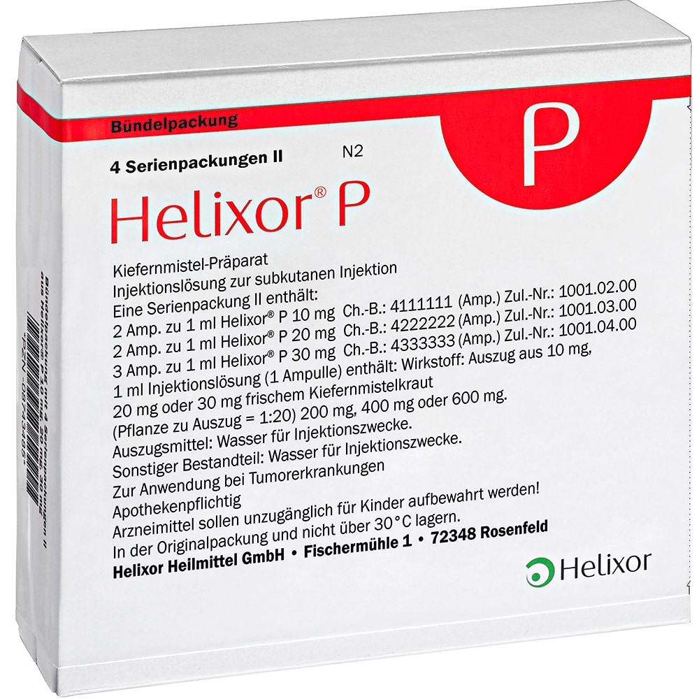 HELIXOR P Serienpackung II Ampullen 4X7 St Ampullen