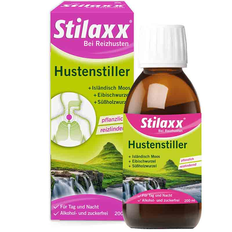 Stilaxx Hustenstiller 200 ml bei Reizhusten 200 ml Sirup