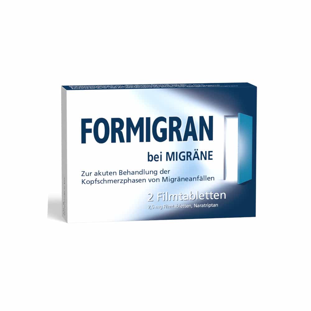 FORMIGRAN bei MIGRÄNE 2 St Filmtabletten