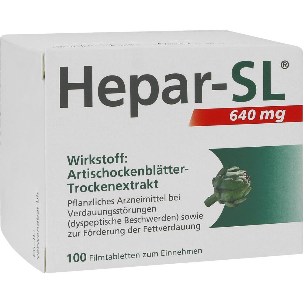 Hepar-SL 640 mg 100 St Filmtabletten