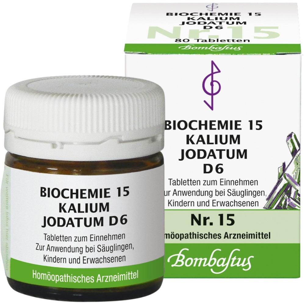 BIOCHEMIE 15 Kalium jodatum D 6 Tabletten 80 St Tabletten