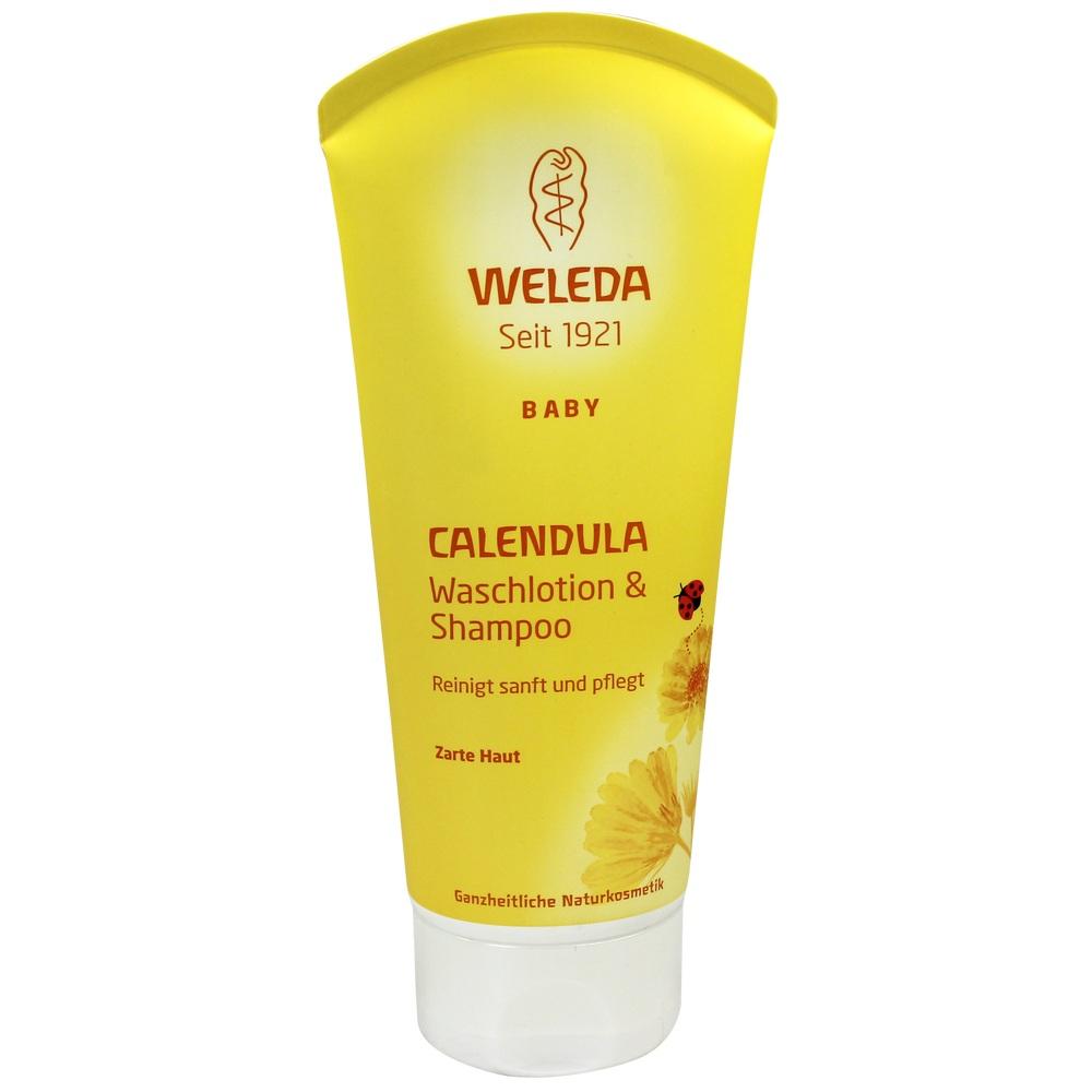 Weleda Baby Waschlotion & Shampoo Calendula 200 ml Duschgel