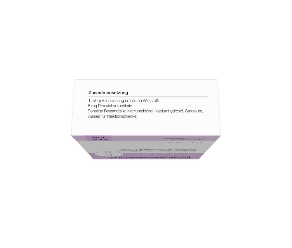 Procain 0,5% Ampulle 2ml 10X2 ml Injektionslösung