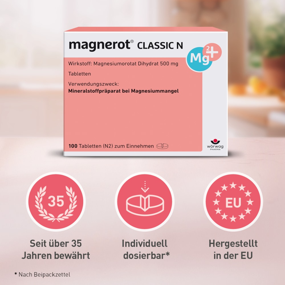 magnerot CLASSIC N 1000 St Tabletten