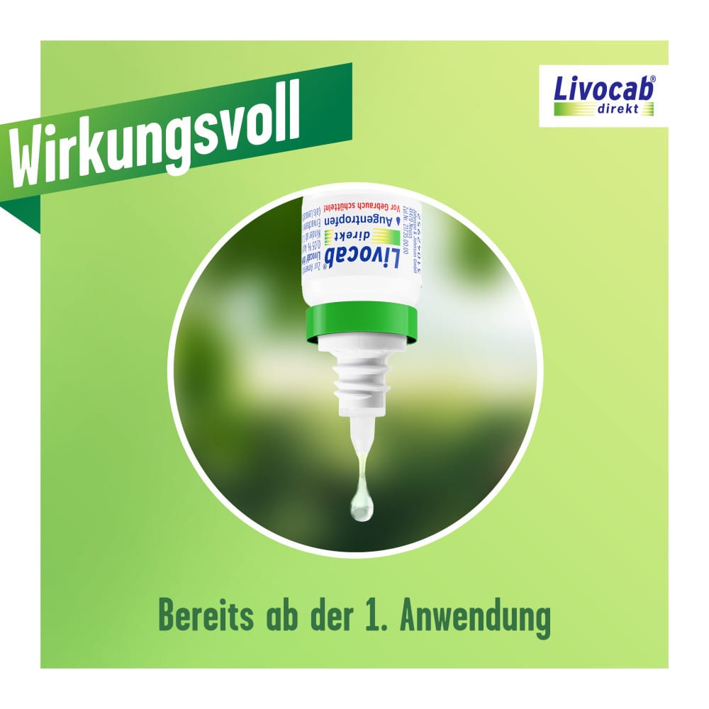 Livocab direkt Augentropfen bei Heuschnupfen und anderen Allergien