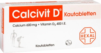 Calcivit D 600mg/400 I.E. 20 St Kautabletten