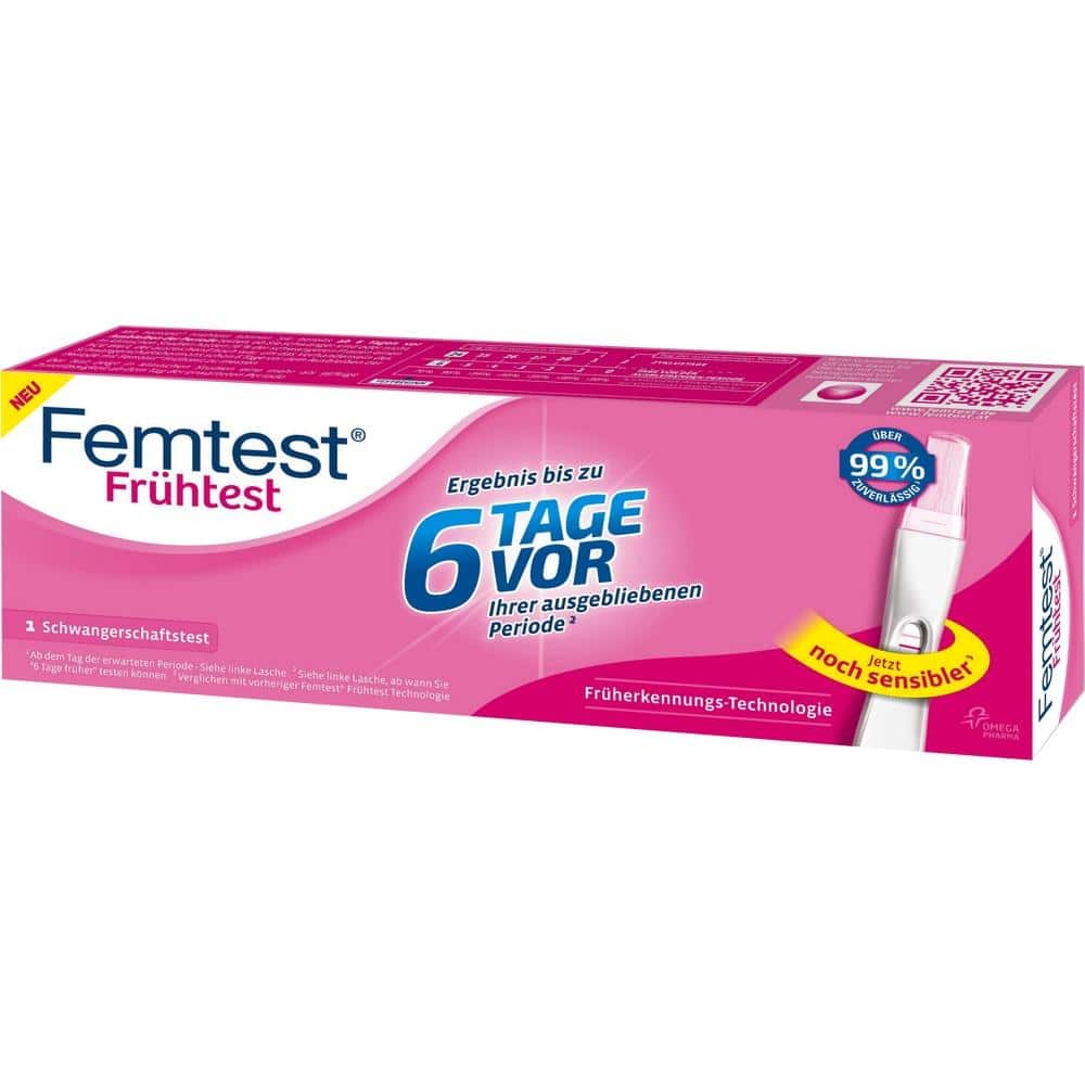 FEMTEST Frühtest 6 Tage vor 1 St Test