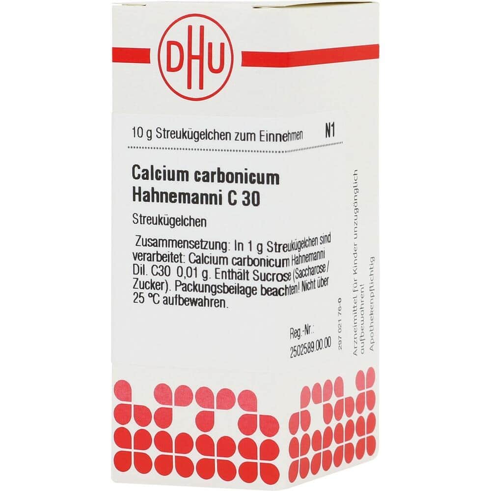 CALCIUM CARBONICUM Hahnemanni C 30 Globuli 10 g Globuli