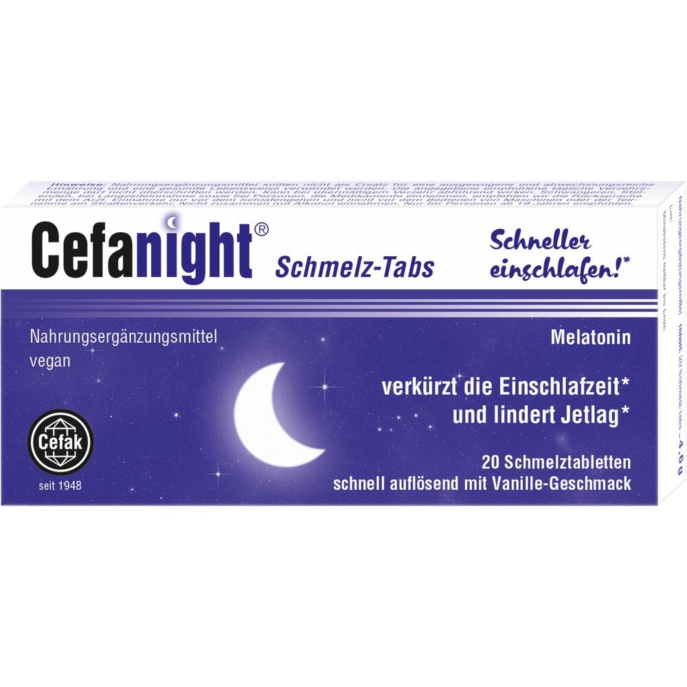Cefanight Schmelz-Tabs 20 St Schmelztabletten