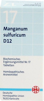 DHU Schüssler-Salz Nr. 17 Manganum sulfuricum D 12 Tabletten 200 St Tabletten