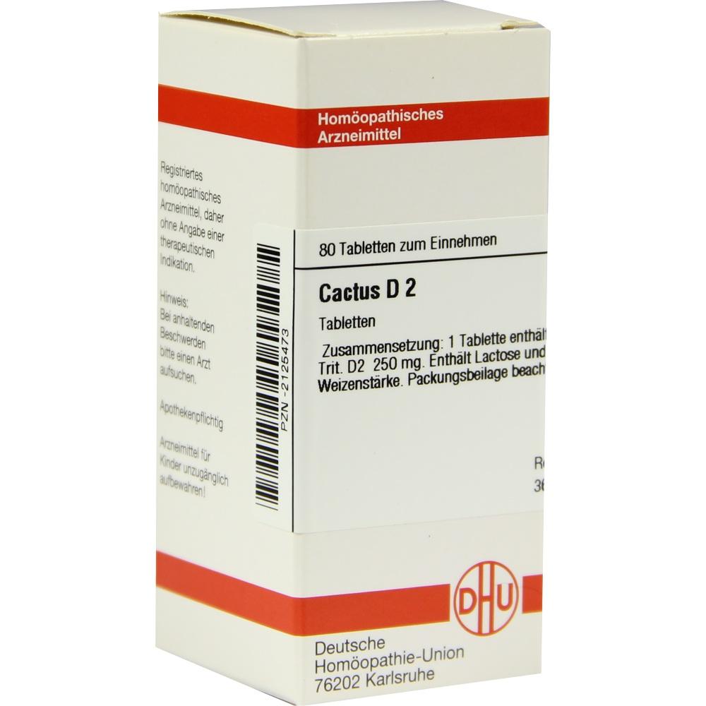 CACTUS D 2 Tabletten 80 St Tabletten
