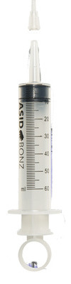 WUND UND BLASENSPRITZE 50/60 ml steril Luer 1 St Spritzen