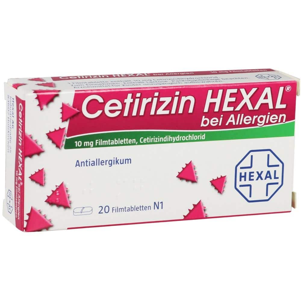 Cetirizin HEXAL 20 St Filmtabletten