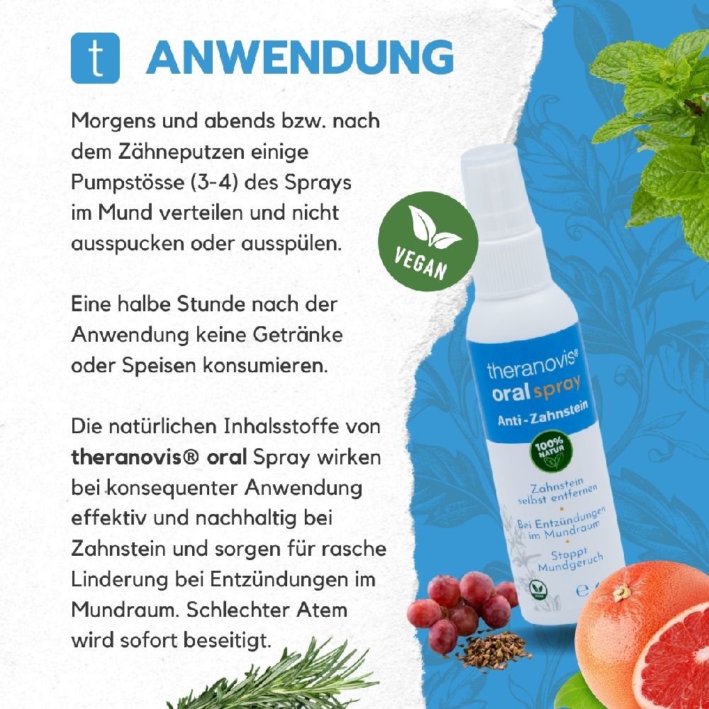 theranovis oral Zahnstein spray 65 ml Spray