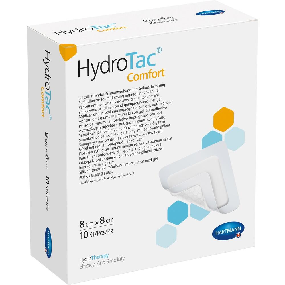 HYDROTAC comfort Schaumverband 8x8 cm steril 10 St Verband
