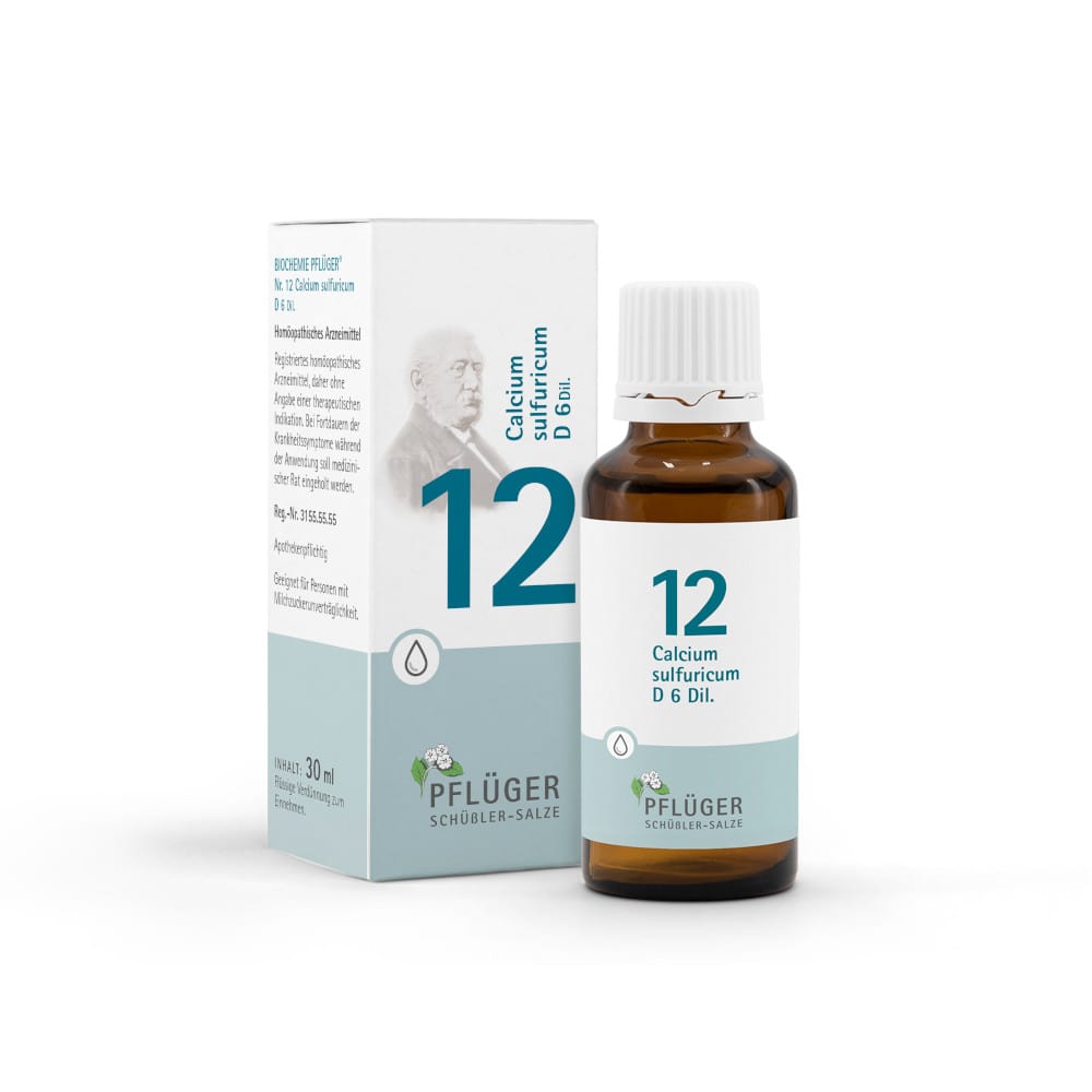 Schüßler-Salz Nr. 12 Calcium sulfuricum D6 30 ml Tropfen
