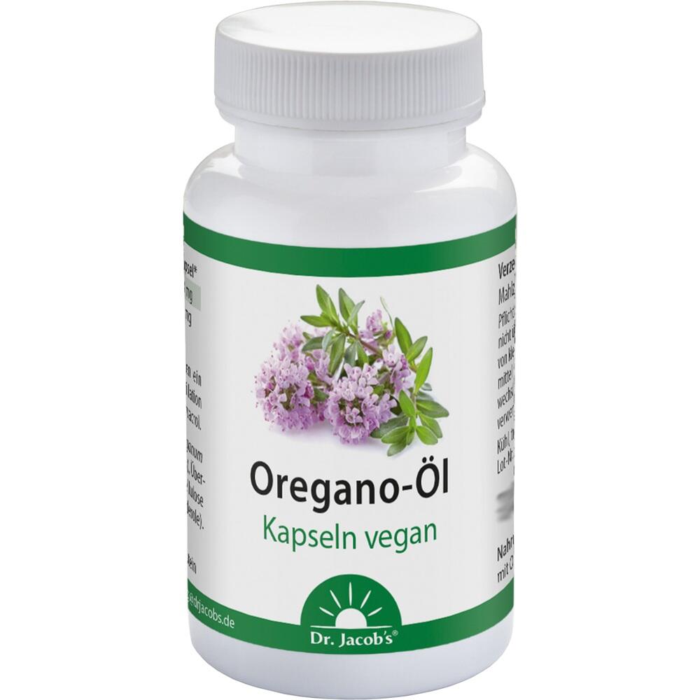 Dr. Jacob's Oregano-Öl Kapseln Carvacrol Thymol vegan