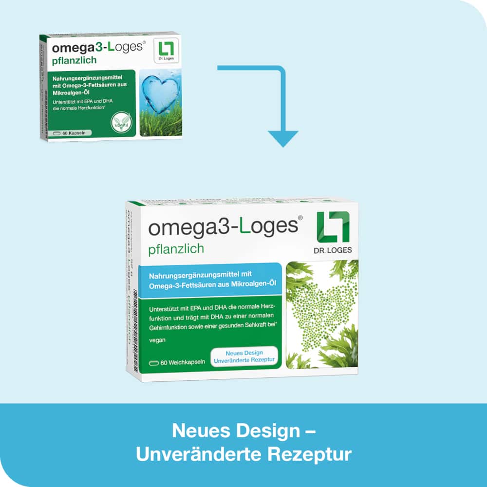 omega3-Loges pflanzlich 120 St Kapseln