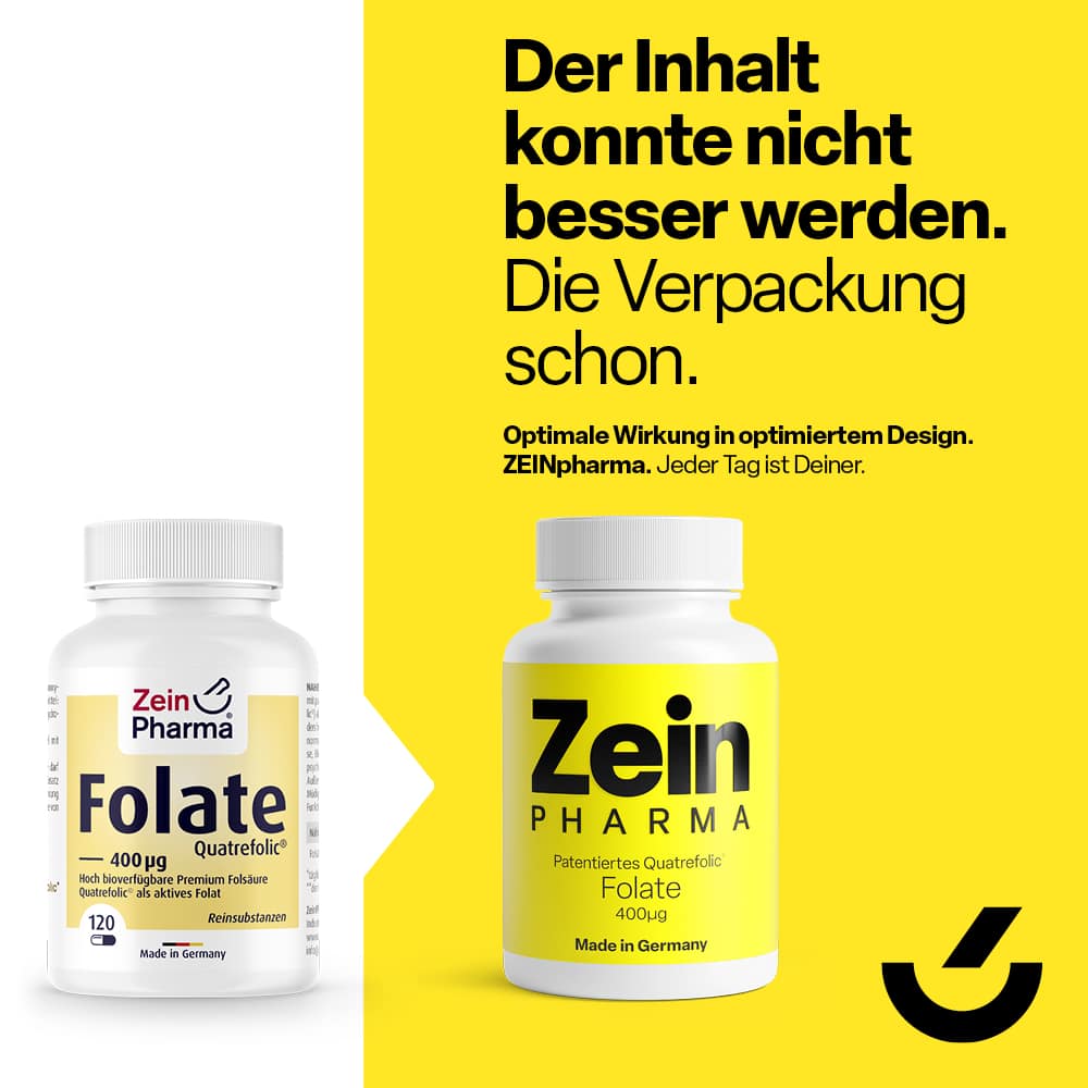 Zein Pharma Folate Quatrefolic 400 ug 120 St Kapseln