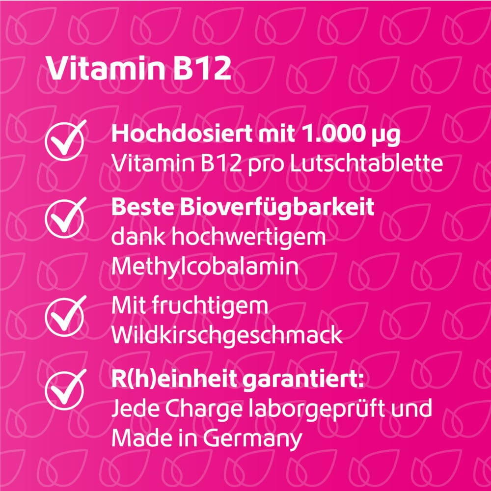 R(h)ein Nutrition Vitamin B12 1.000 μg  120 St Lutschtabletten